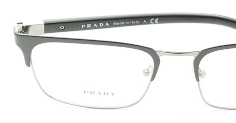 prada 1bo-1o1 semi|Prada VPR54T Rectangle Glasses .